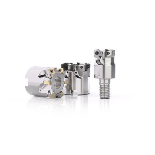 Walzenstirnfräswerkzeug - Highfeed 2 series - SECO TOOLS - Wendeplatten / Plan / für Metall