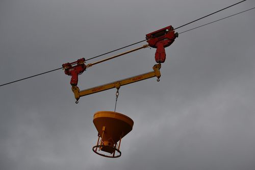 Laufwagen für Seilzug-Förderanlage - Wyssen Seilbahnen AG