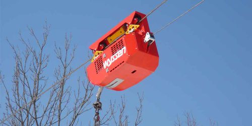 Laufwagen für Seilzug-Förderanlage - Slackpuller - Wyssen Seilbahnen AG