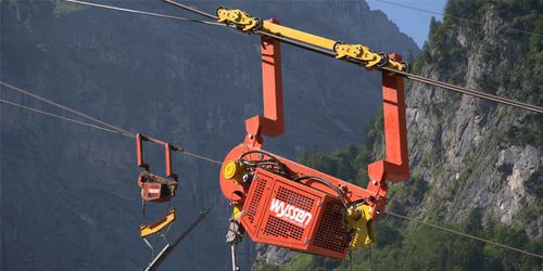 Motorisierter Laufwagen - MSK 2 - Wyssen Seilbahnen AG - für Seilzug-Förderanlage