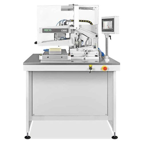 Automatische Siebdruckmaschine - C1010 - AUREL Automation Division - monochrom / für Elektronik / Vakuum