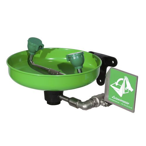 Wandmontierte Augendusche - 792 3643 - GIA Premix AB - Kunststoff / Edelstahl