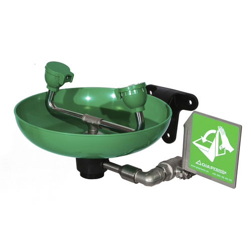 Wandmontierte Augendusche - 792 3650 - GIA Premix AB - Kunststoff / Edelstahl