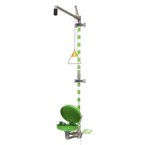 Wandmontierte Sicherheitsdusche - 797 6173 - GIA Premix AB - Augen Gesicht / Kunststoff / automatisch