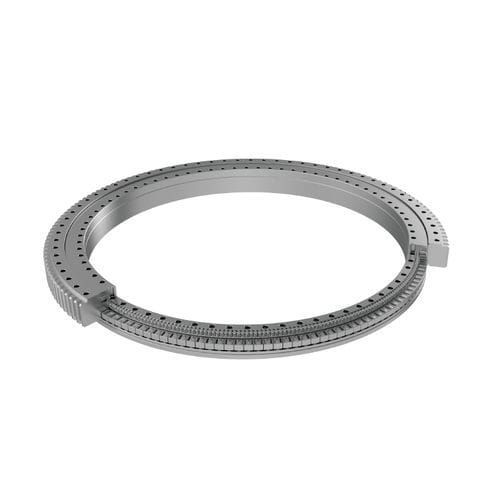 Dreireihige Drehverbindung - THB Bearings - mit Außenverzahnung / Rollen / für Hoch- und Tiefbau, Kräne, Bagger
