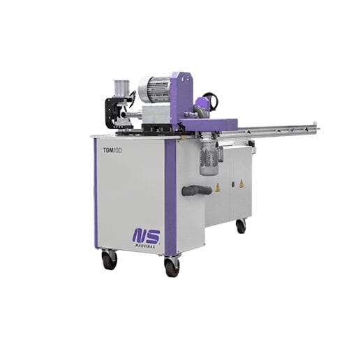 Horizontale Bohr- und Gewindeschneidmaschine - TDM100 - NS Máquinas Industriais - für Rohrplatten / für Schrägbohrungen / für Stahl