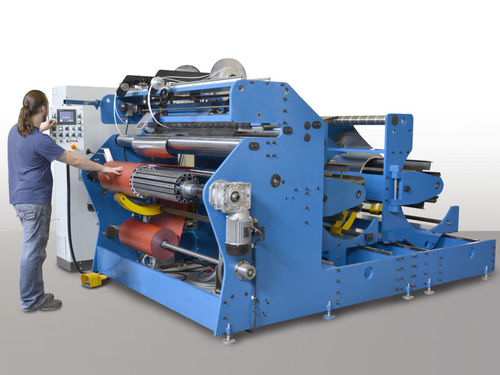 Folien-Spulmaschine - BT-400-1600 - Siltech S.r.l. - für Rollen / Schnittsystem / automatisch