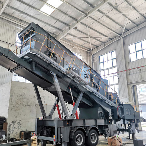 Mobile Mahl-und Siebeinheit - NK1213 - Henan LIMING Heavy Industry Science and Technology - Schlag / Sekundär / hohe Kapazität