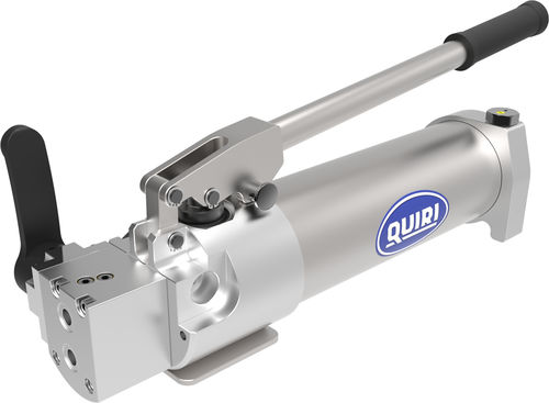 Doppeltwirkende Hydraulikpumpe - QDH series - QUIRI - Kolben / Hand / Aluminium