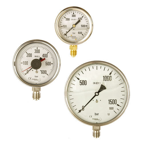 Analoges Manometer - QUIRI - Gewinde / für Gas / Prozess