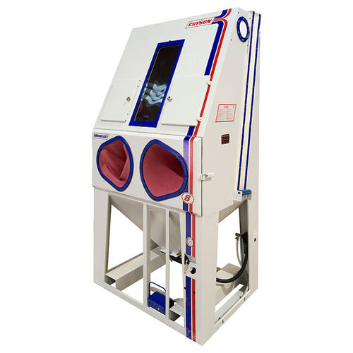 Injektor-Strahlkabine - Euroblast GL series - GUYSON - manuell / Muldenband / für Glasgravur