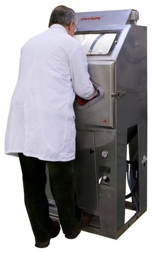 Edelstahl-Strahlkabine - Mediblast - GUYSON - Injektor / manuell / für medizinische Anwendungen