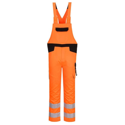 Warnschutz-Latzhose - PW244 series - Portwest Clothing Ltd - Arbeit / mit UV-Schutz / Polyester