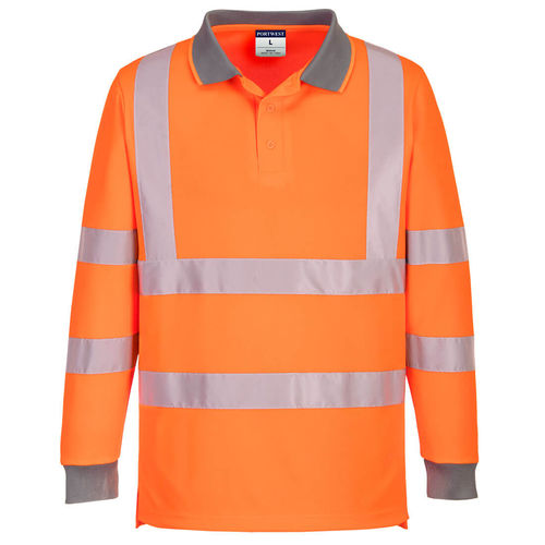 Warnschutz-Polohemd - EC11 series - Portwest Clothing Ltd - Arbeit / mit UV-Schutz / Polyester