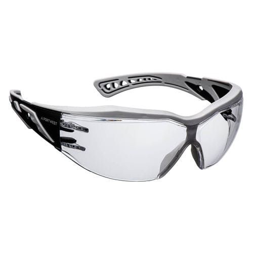 Stoßdämpfungs-Schutzbrille - PS20  - Portwest Clothing Ltd - Polycarbonat / TPE / mit kratzfester Beschichtung