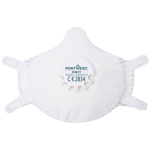 Wiederverwendbare Schutzmaske - P307WHR - Portwest Clothing Ltd - FFP3 / Halbgesicht / Befestigung am Hinterkopf