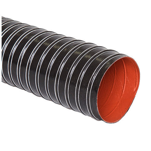 Schlauch für Abgas - SNF2  - PLYMOVENT - Glasfaser / Silikon / Hochtemperatur