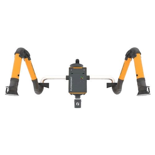 Festinstallierte Rauchabzugsanlage - WallPro 2.0 Double arms - PLYMOVENT - Schweiß / kompakt / automatisch