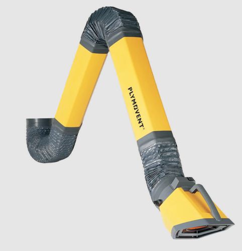 Festinstallierter Absaugarm - UltraFlex-4 - PLYMOVENT - mobil / elastisch / Schweißrauch