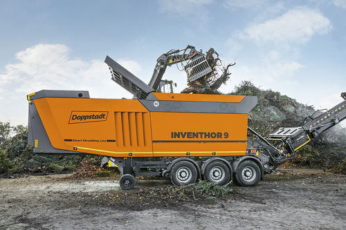 Primär-Schredder - Inventhor 9 - Doppstadt - Einwellen / für Holz / Fest- und Schüttabfall