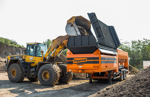 Trockensiebungs-Siebmaschine - SM 620.2 SA - Doppstadt - für Baustellen / für Holz / für Recyclingprodukte