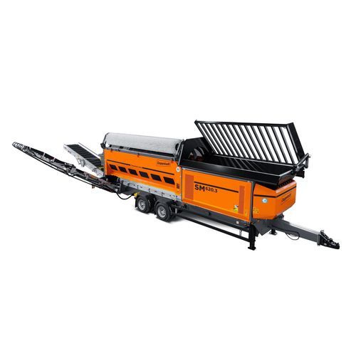 Trockensiebungs-Siebmaschine - SM 620.3 - Doppstadt - für Recyclingprodukte / Trommel / für Schüttgut
