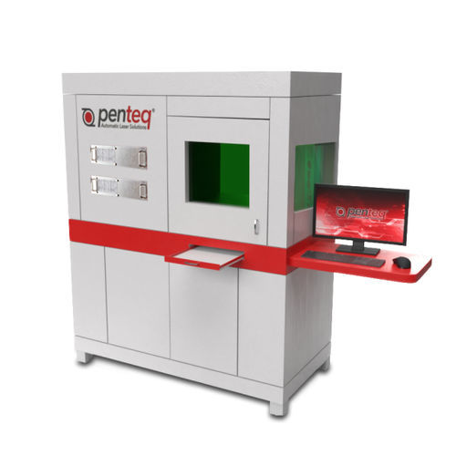 Faserlaser-Markiermaschine - penteq - luftgekühlt / computergesteuert / zum Fräsen