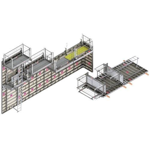 Leichtbauschalungssystem - RASTO® G2 - Hünnebeck GmbH - Rahmen / einhäuptig / Wand