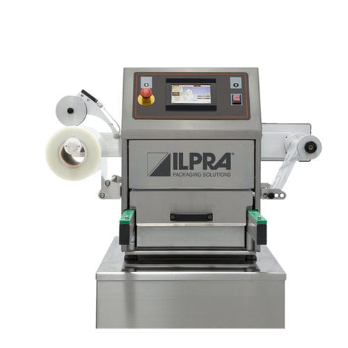 Versiegelmaschine für Schalen - FOODPACK BASIC - Ilpra S.p.A. - linear / halbautomatisch / für die Lebensmittelindustrie