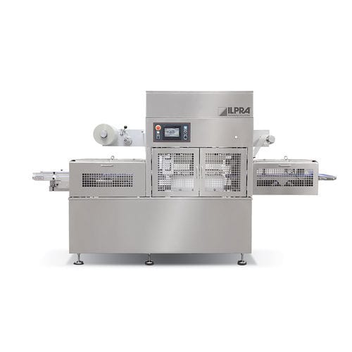 Lineare Versiegelmaschine - FOODPACK 1465 - Ilpra S.p.A. - automatisch / für die Lebensmittelindustrie / für Schalen