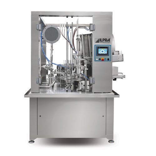 Automatische Füll- und Siegelanlage - FILL SEAL 7000 - Ilpra S.p.A. - Rundlauf / für Deckel / für Schalen