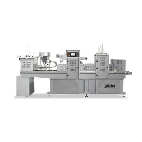 Linearer Schalensiegler - FOODPACK SPEEDY BUCKETS - Ilpra S.p.A. - automatisch / für die Lebensmittelindustrie / Verpackungen unter Schutzatmosphäre