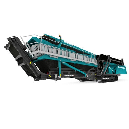 Siebanlage für Baustellen - CHIEFTAIN 2200  - Powerscreen - mobil / für Schüttgut / 2-Fraktionen