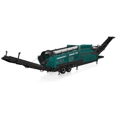 Kontrollsiebmaschine - PHOENIX 2100 - Powerscreen - für Holz / Vibration / Trommel