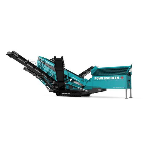 Siebanlage für Steinbrüche - CHIEFTAIN 1700 - Powerscreen - mobil / für Schüttgut / 3-Fraktionen