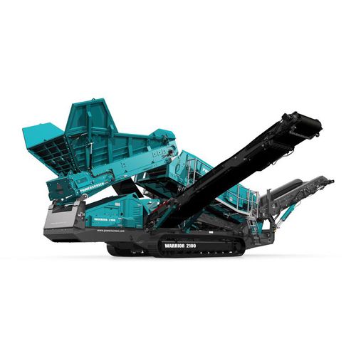 Siebanlage für Recyclingprodukte - Warrior 2100 Triple - Powerscreen - mobil / für Schüttgut / 2-Fraktionen