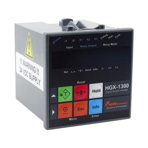 Wägeindikator mit LCD-Anzeige - HGX-1300 - Puls Electronic - einbaufähig / robust / schwingungsresistent