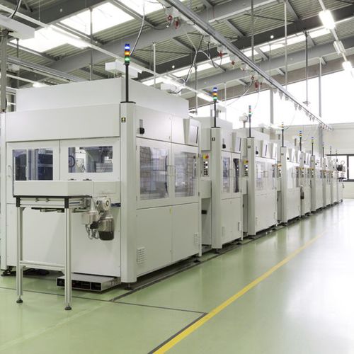 Halbautomatische Montagelinie - Wolf Produktionssysteme GmbH & Co.KG - Markier / Schweiß