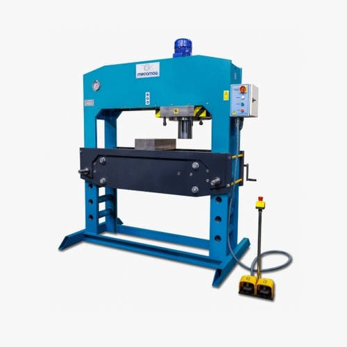 Hydraulische Presse - CD-200 - Mécamaq - motorisiert / Richt / mit gleitenden Antriebsköpfen