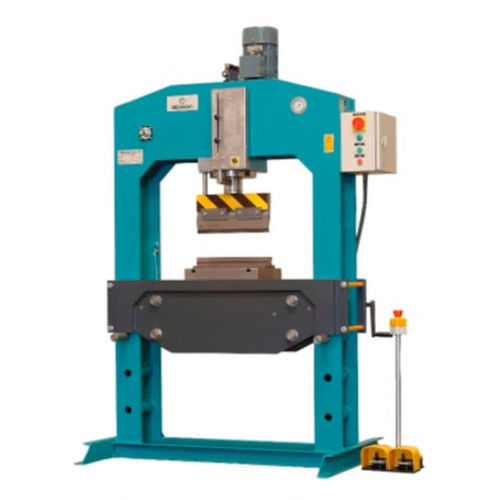 Hydraulische Presse - DE-80 - Mécamaq - Biege / doppeltwirkend / vertikal