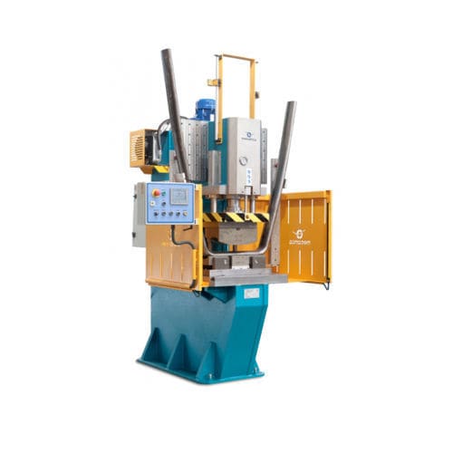 Hydraulische Presse - PCM80 4738 - Mécamaq - Biege / Einständer