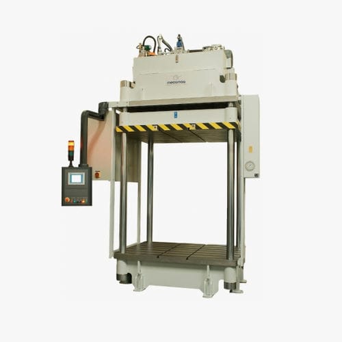 Hydraulische Presse - PHA-80 - Mécamaq - Form / für Produktion / 4-Säulen
