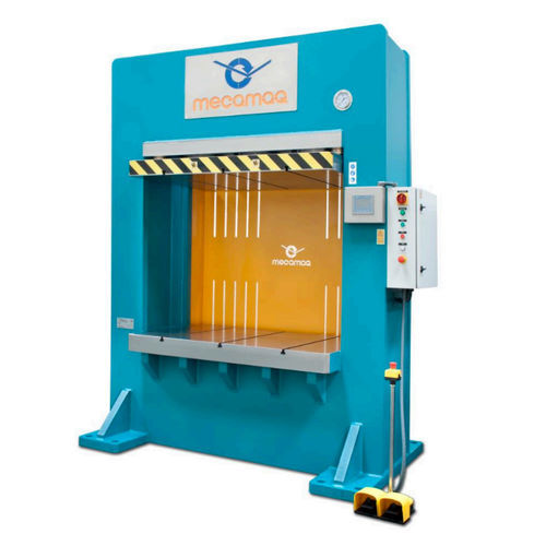 Hydraulische Presse - PDM-500 - Mécamaq - Form / für Produktion / mit festem Tisch