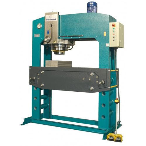 Hydraulische Presse - CD-300 - Mécamaq - motorisiert / Richt / mit gleitenden Antriebsköpfen