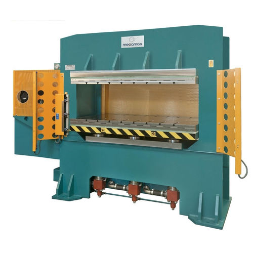 Hydraulische Presse - PDM-150 - Mécamaq - elektrisch / Kompression / mit Heizplatten