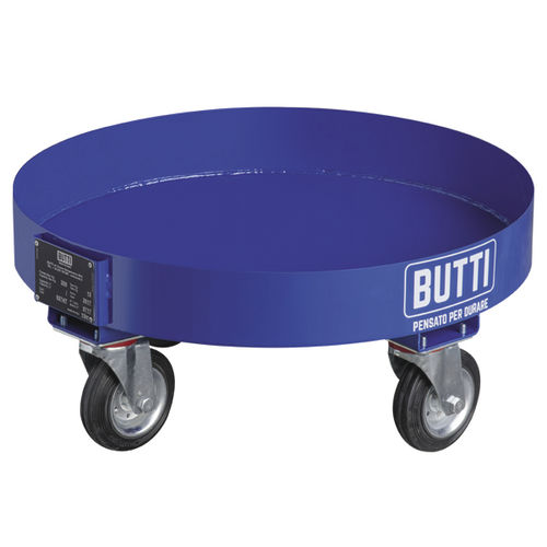 Wagen für Materialumschlag - 927AT - BUTTI - Stahl / für Fässer / mit Lenkrolle