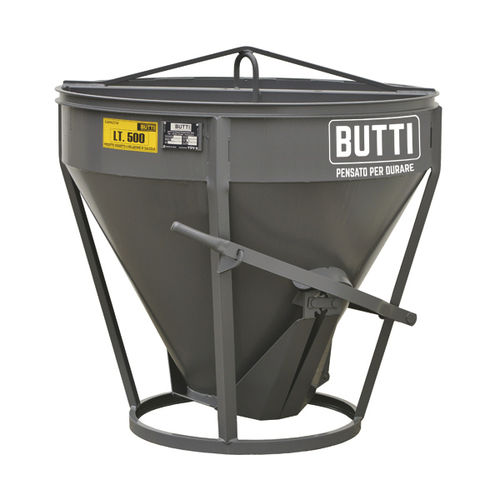 Konischer Betonkübel - 207U - BUTTI - Bodenablauf / mit zentralem Auslass