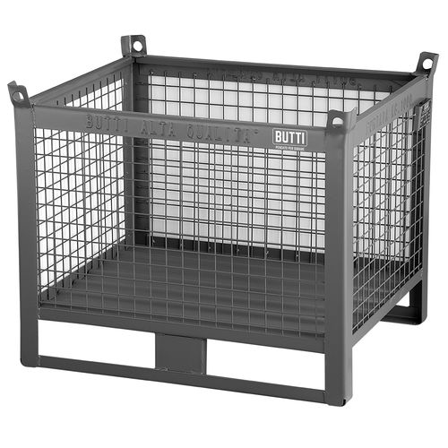 Metall-Palettenbox - 624R - BUTTI - für industrielle Nutzung / durchbrochen