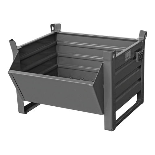 Metall-Sichtlagerkasten - 622L - BUTTI - Lager / stapelbar / mit Frontöffnung