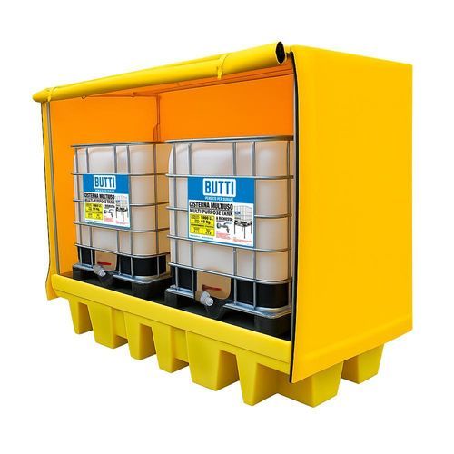 Auffangpalette für IBC-Container - 8070V2CPT - BUTTI - Polyethylen / Polypropylen